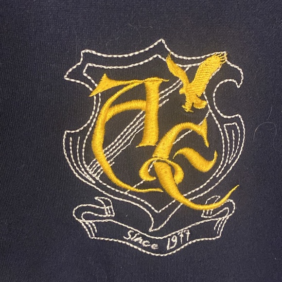 American Eagle Outfitters Sportswear track jacket size medium navy blue - Picture 2 of 7